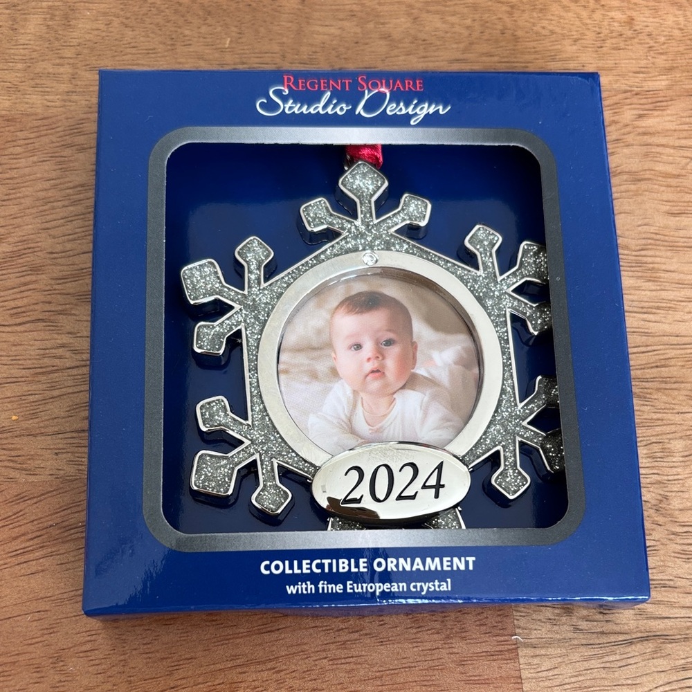 Silver Snowflake Ornament